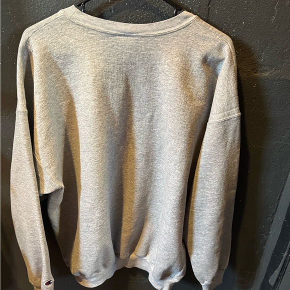 Champion Gray Oregon Ducks Men's Crewneck Sweater - Picture 4 of 4